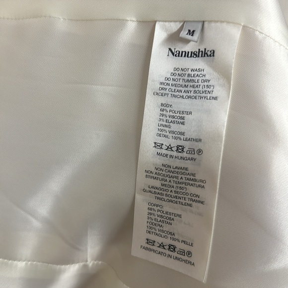 Nanushka ivory jacket blazer - Picture 7 of 7